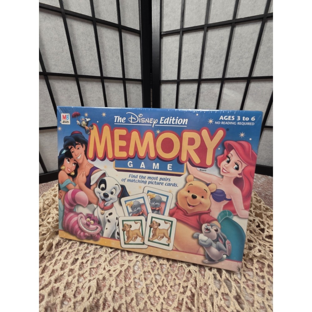 Vintage‎ 2002 Disney Memory Game Milton Bradley Hasbro New Sealed NIB 41020